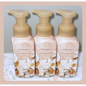 Bath & Body Works Garden Tea Cookie 8.75oz Gentle Clean Foaming Hand Soap x3
